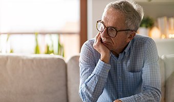 Depression associated with loneliness.